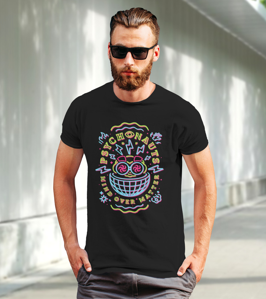 PSYCHONAUTS Mind Over Matter Neon T-Shirt