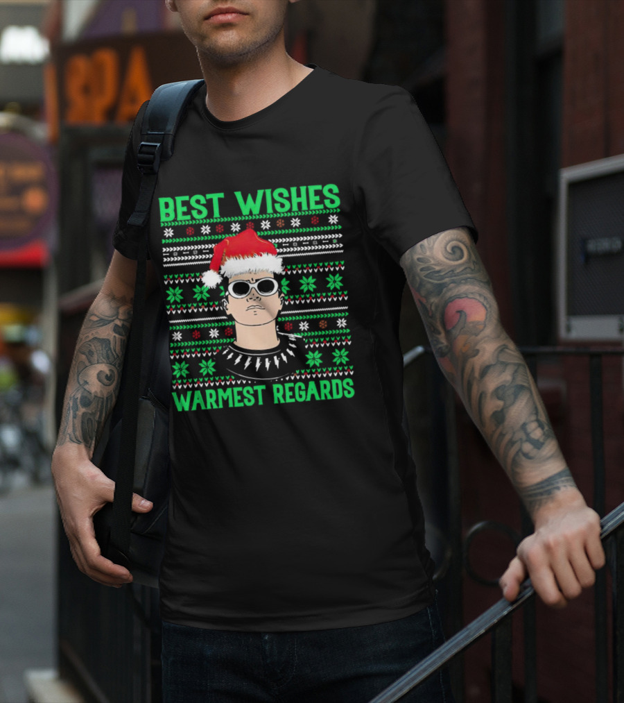Best Wishes Warmest Regards David Rose Christmas T-Shirt