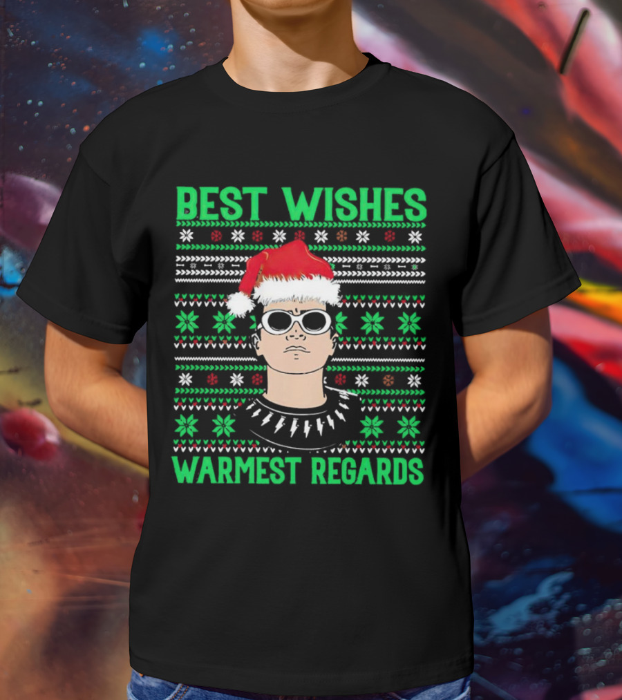 Best Wishes Warmest Regards David Rose Christmas T-Shirt