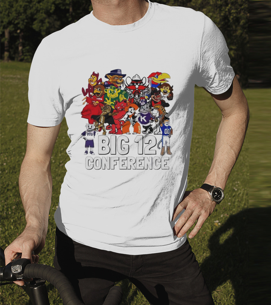Big 12 Conference Football Mascots Collection T-Shirt