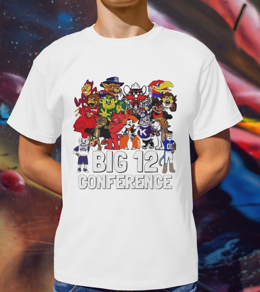 Big 12 Conference Football Mascots Collection T-Shirt