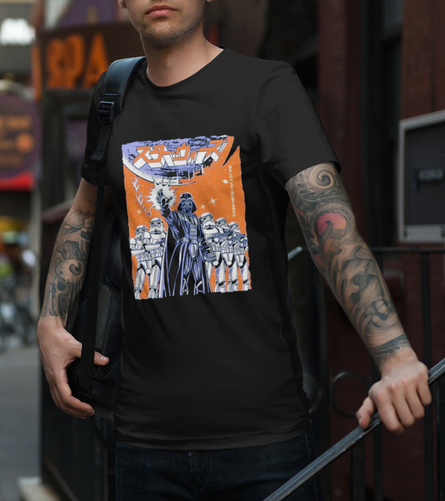 Vader Star Wars Japanese Stormtrooper Ensemble T-Shirt