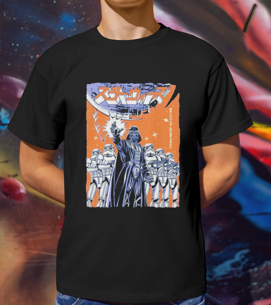 Vader Star Wars Japanese Stormtrooper Ensemble T-Shirt