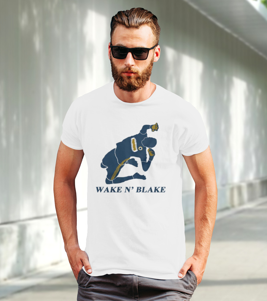WAKE N' BLAKE Sports Jogging Exercise T-Shirt