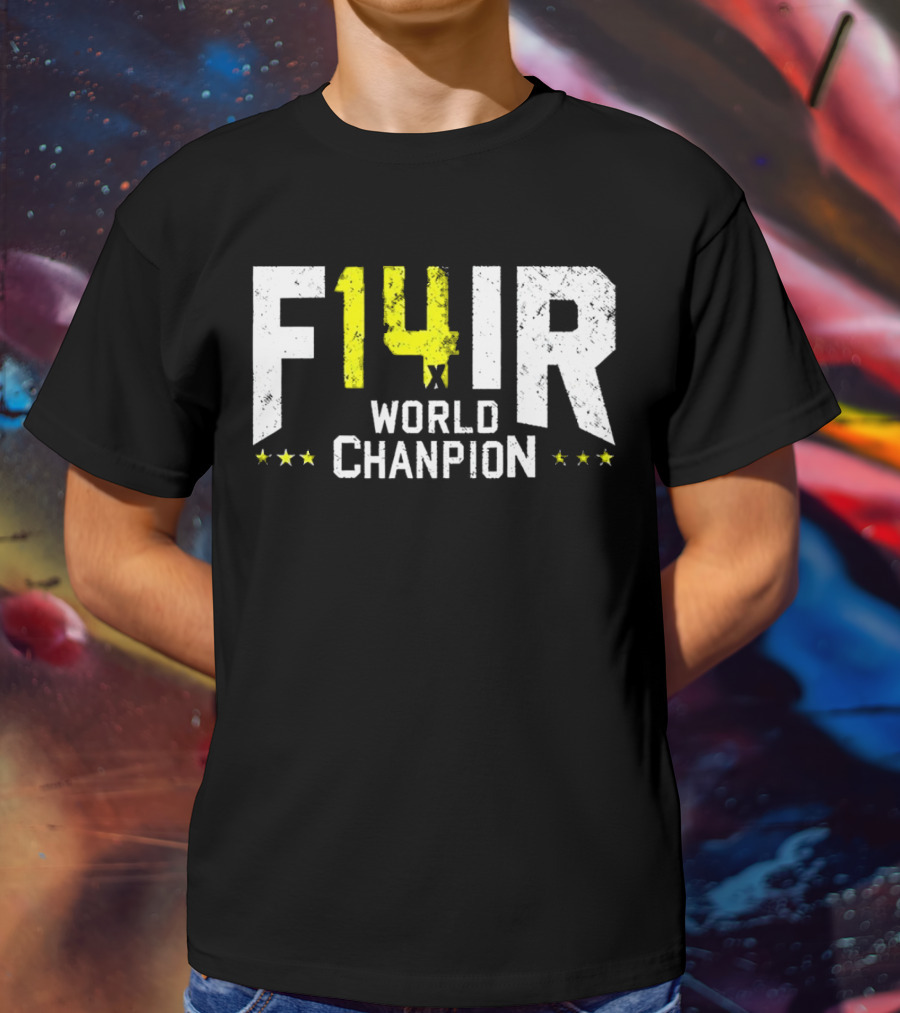 F14IR World Champion 14X Star T-Shirt