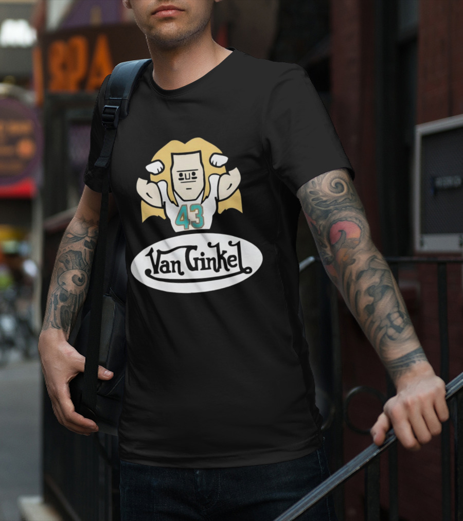 Van Ginkel 43 Cartoon Character With Muscles T-Shirt