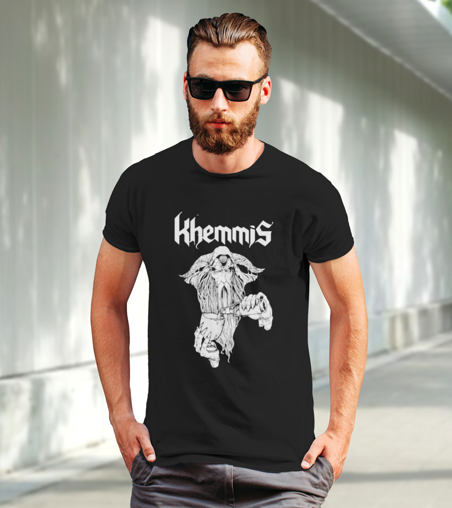 Khemmis Beer Wizard Goat-Pouring T-Shirt