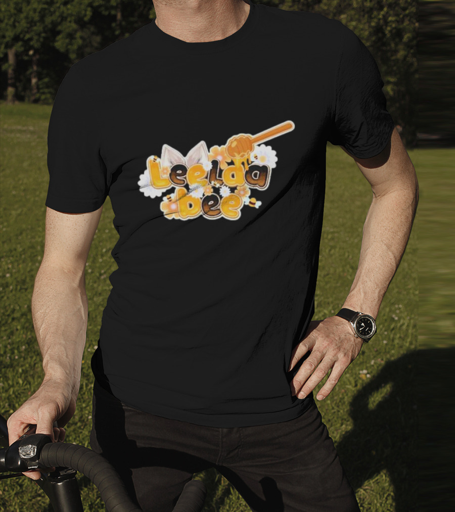 Leelaabee Honey Drizzle With Ears And Flowers T-Shirt