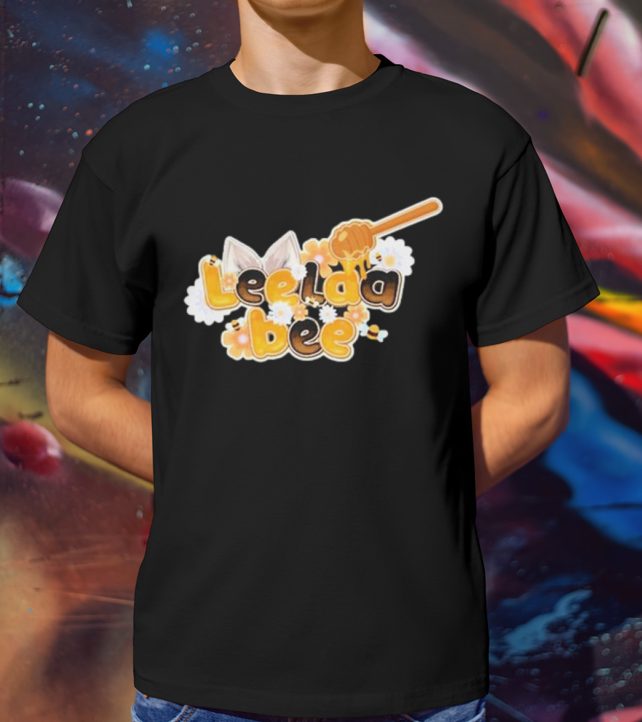 Leelaabee Honey Drizzle With Ears And Flowers T-Shirt