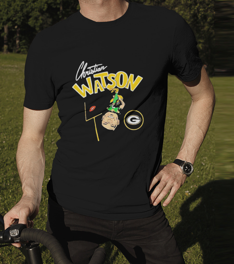 Christian Watson Green Bay Packers Football Comic T-Shirt