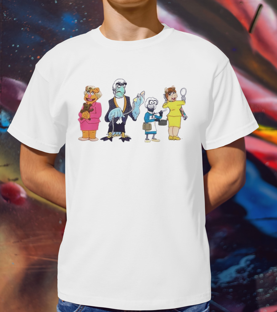 Golden Girls Muppets Characters Mashup T-Shirt