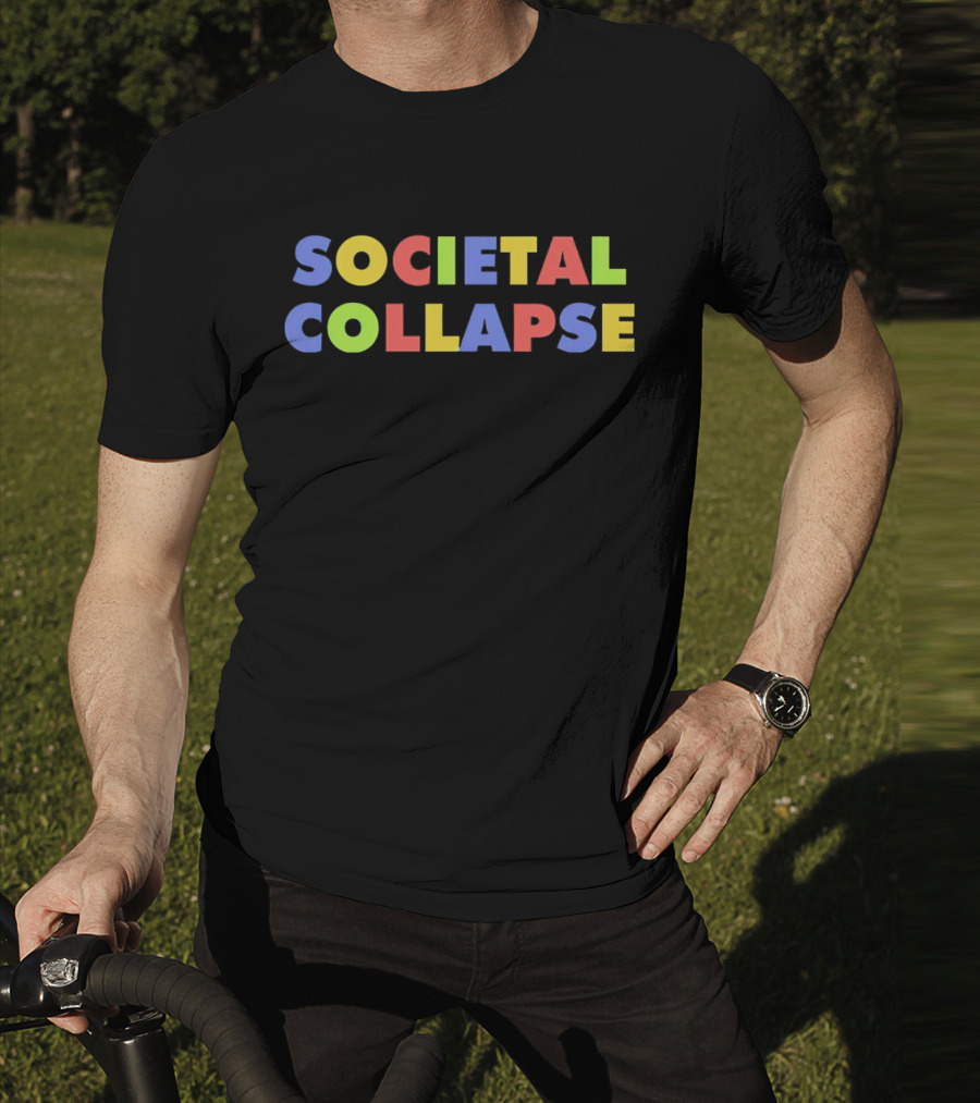 Rory Culkin Colorful Societal Collapse T-Shirt