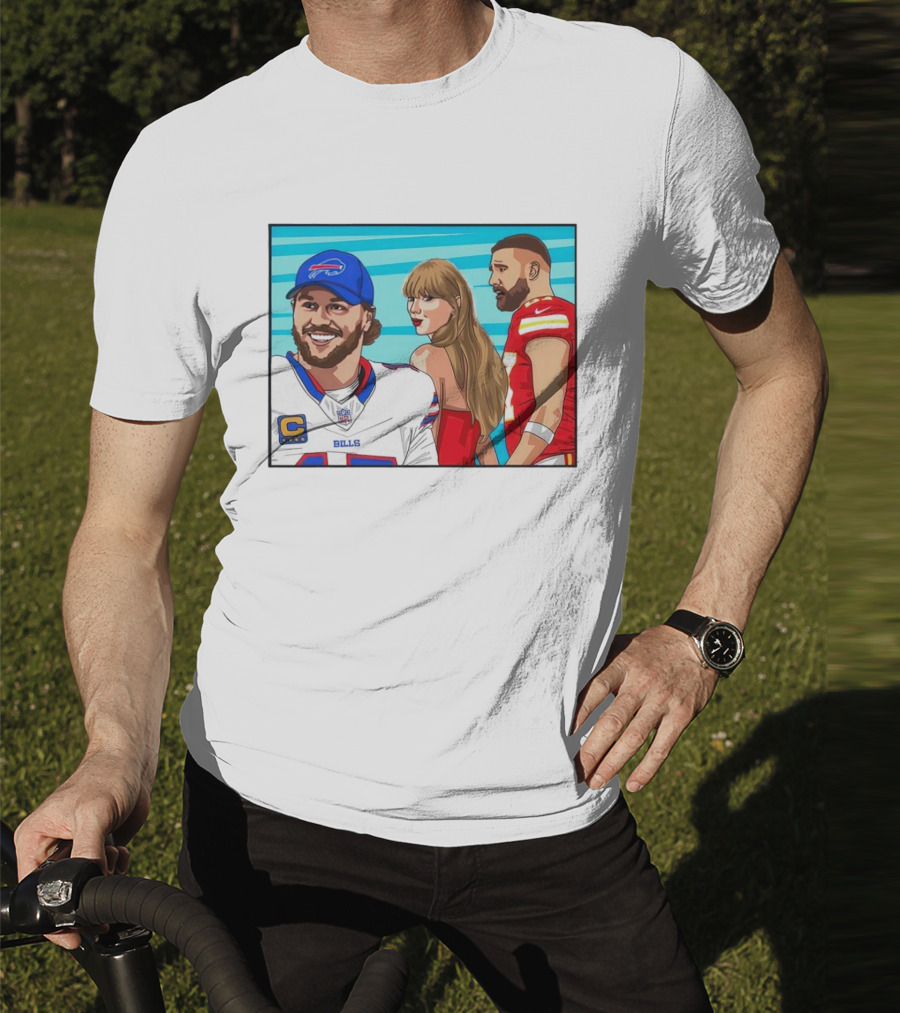 Buffalo Bills Vs. Kansas City Chiefs Distracted Girlfriend Meme T-Shirt