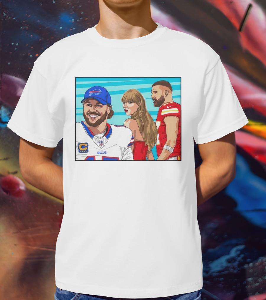 Buffalo Bills Vs. Kansas City Chiefs Distracted Girlfriend Meme T-Shirt