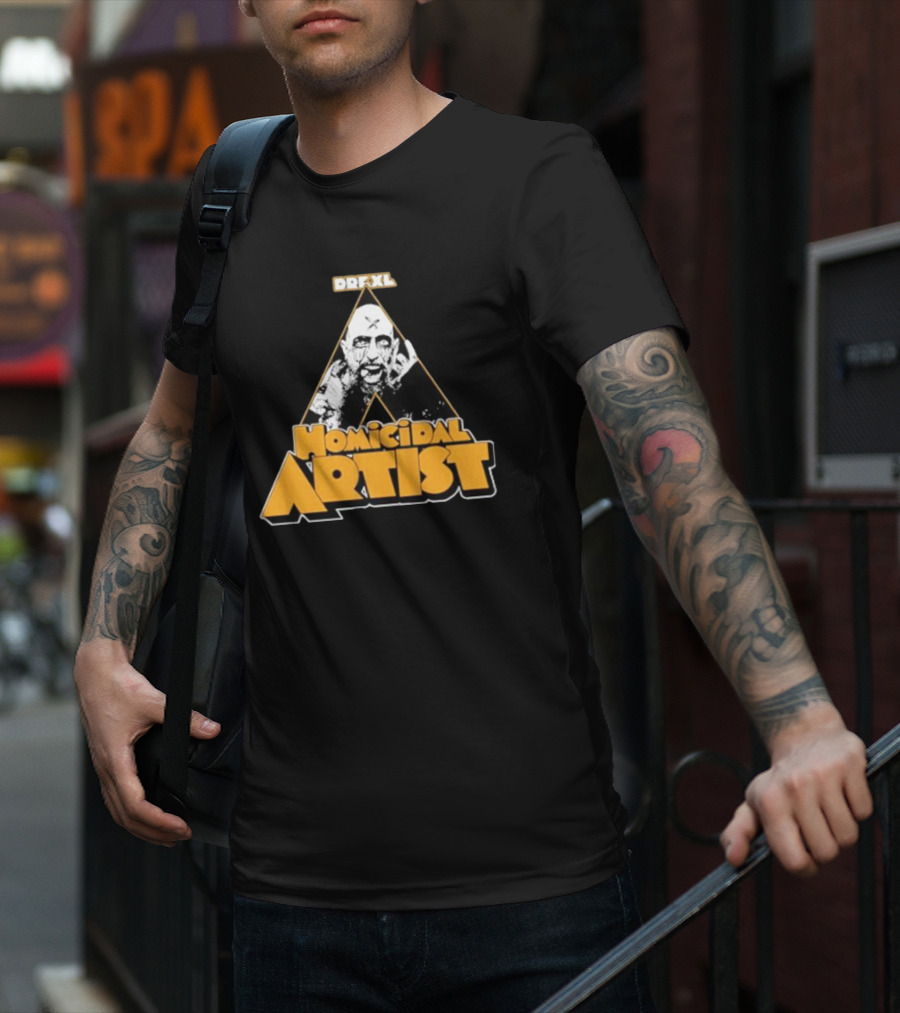 Drexl Homicidal Artist Retro Horror T-Shirt