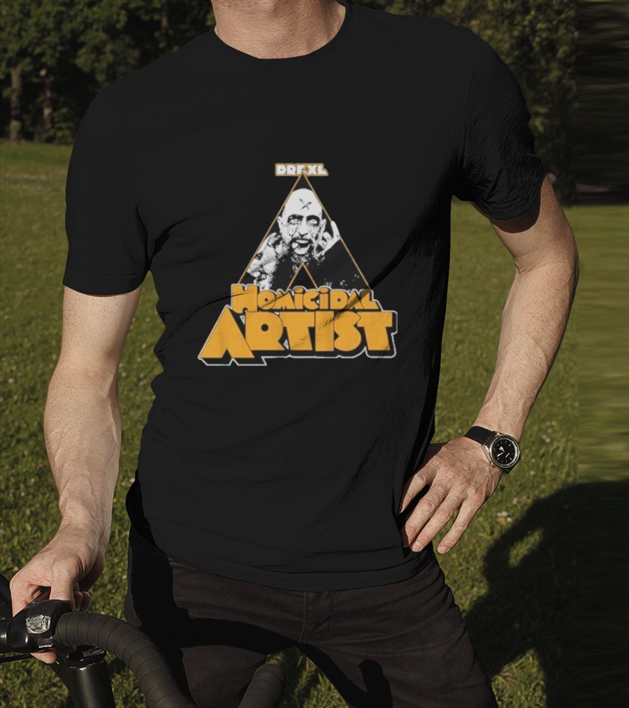 Drexl Homicidal Artist Retro Horror T-Shirt