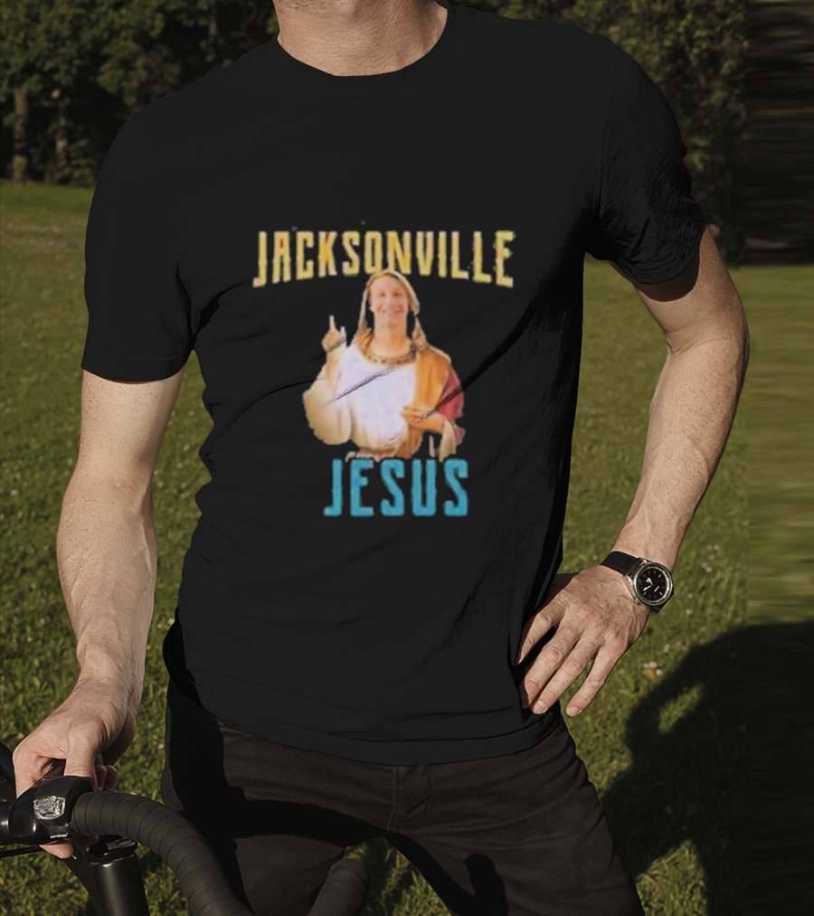 Jacksonville Jesus Iconic Concept With Humor And Nostalgia T-Shirt