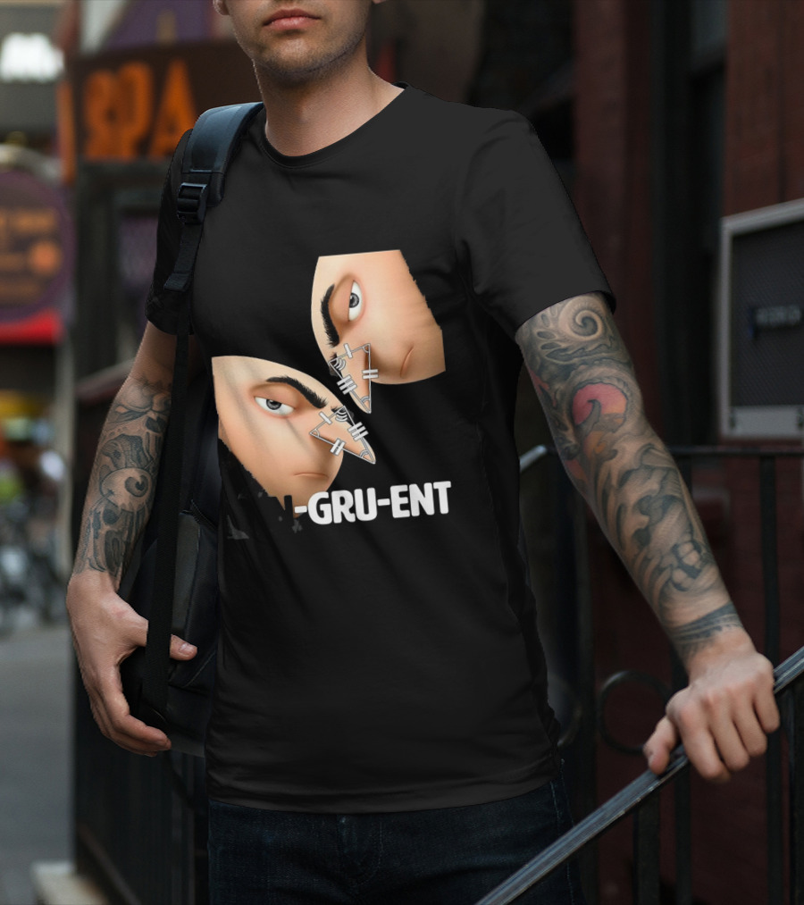 Felonious Gru CON-GRU-ENT Reflection Geometric Parallels T-Shirt