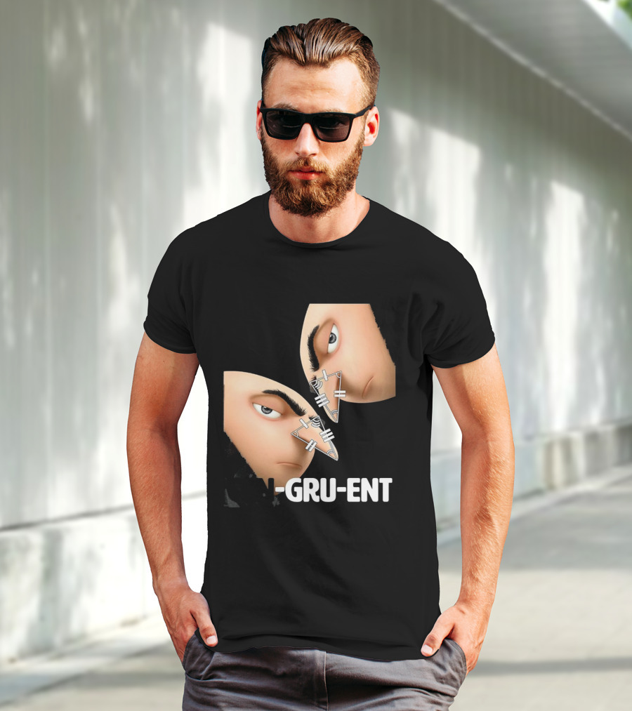 Felonious Gru CON-GRU-ENT Reflection Geometric Parallels T-Shirt