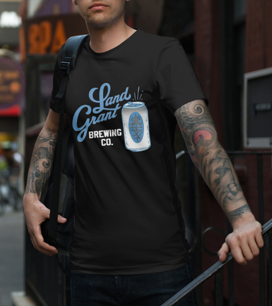 Land Grant Brewing Co Vintage Can T-Shirt