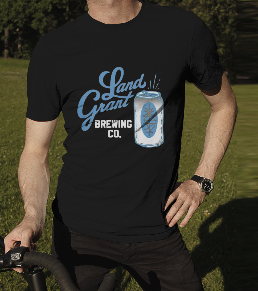 Land Grant Brewing Co Vintage Can T-Shirt