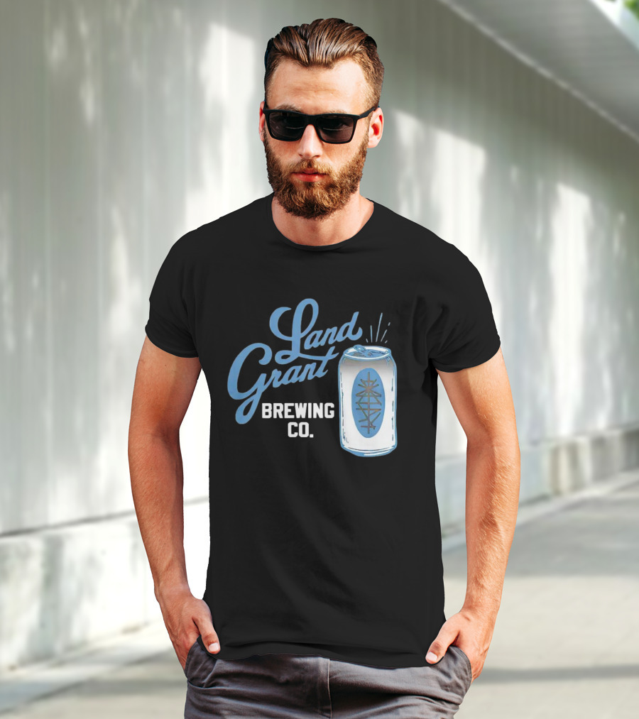 Land Grant Brewing Co Vintage Can T-Shirt