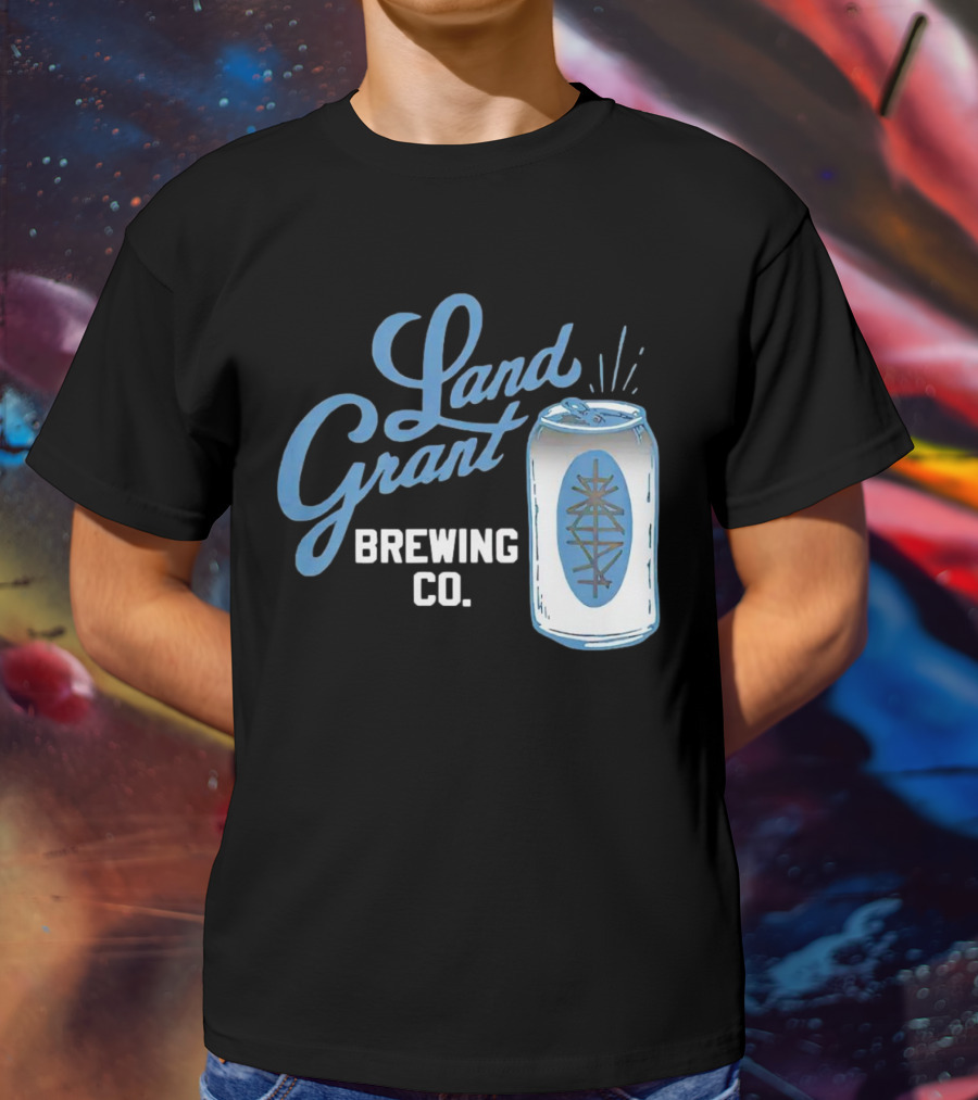Land Grant Brewing Co Vintage Can T-Shirt