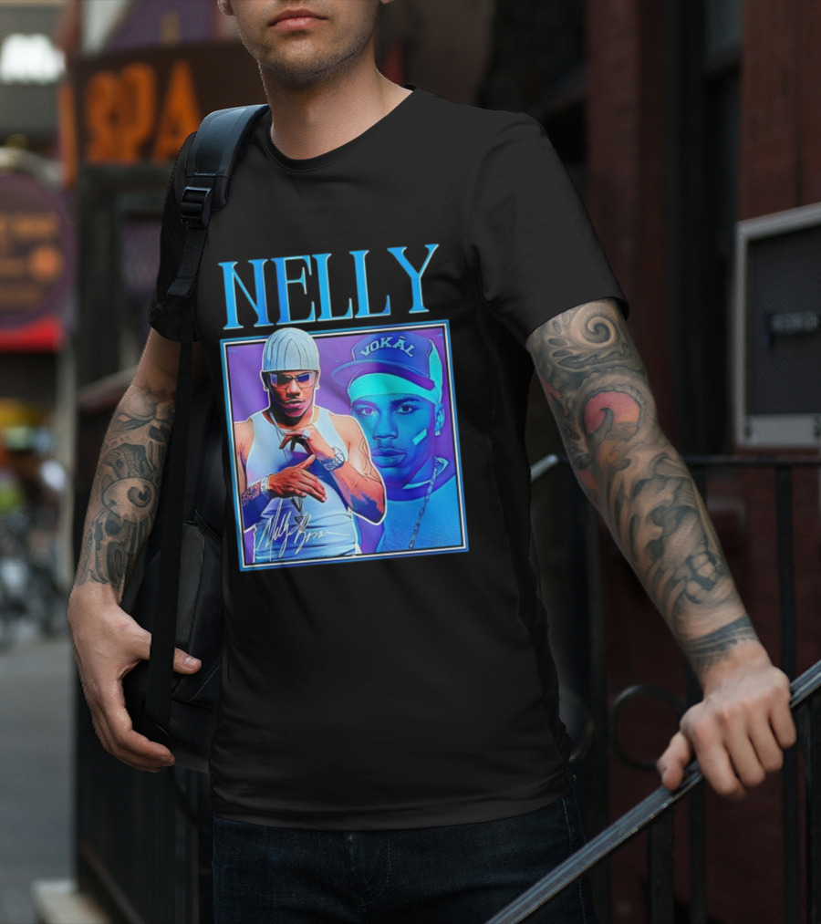 Nelly Vokal Hat And Iconic Signature T-Shirt