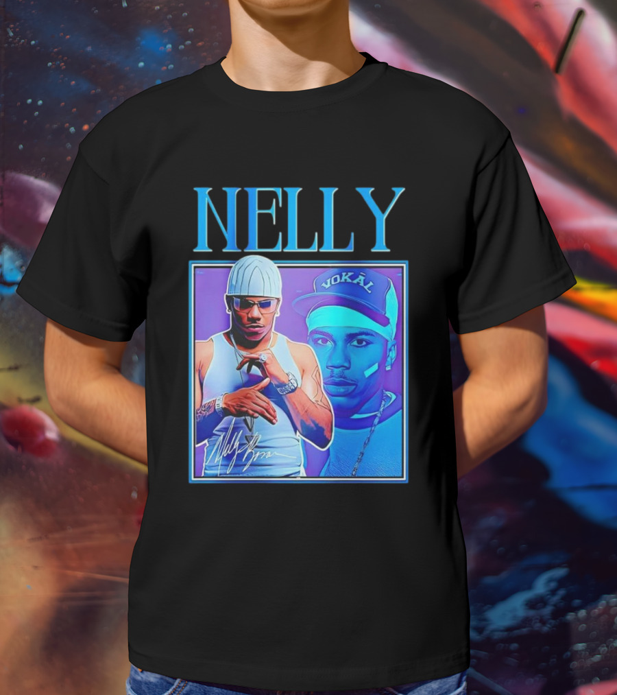 Nelly Vokal Hat And Iconic Signature T-Shirt