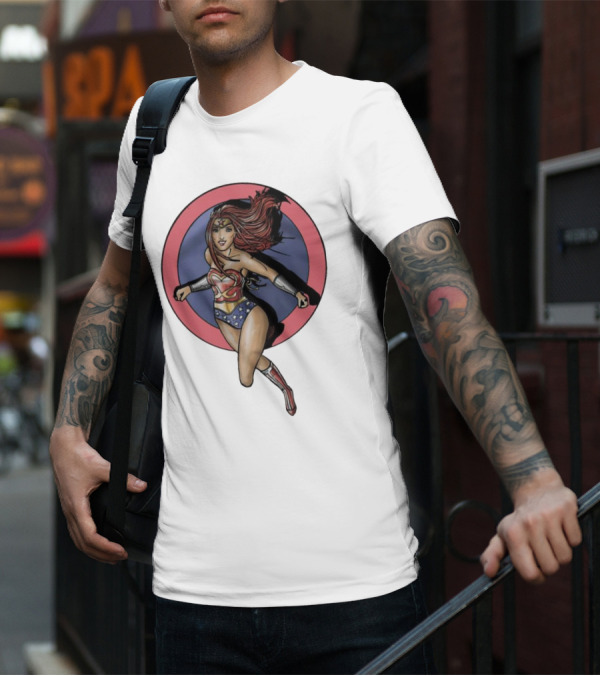 Sassy Stephie Wonder Woman Superhero Sassy T-Shirt