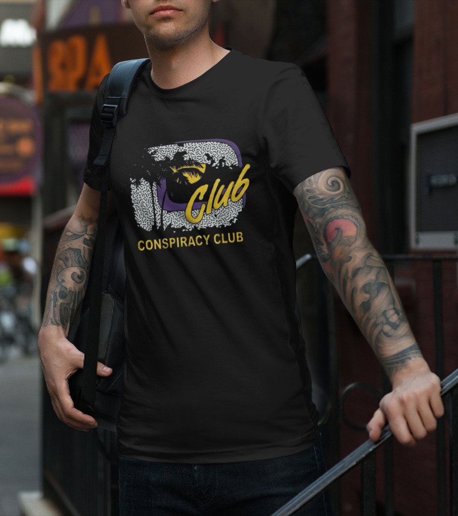 Shane Dawson Conspiracy Club Retro Palm Tree T-Shirt