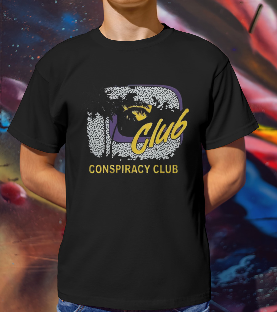Shane Dawson Conspiracy Club Retro Palm Tree T-Shirt
