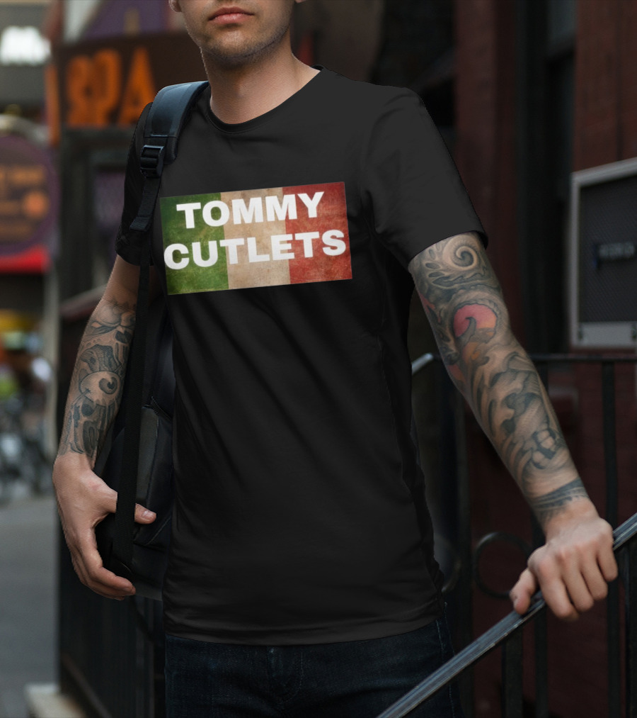 Tommy Cutlets Italian Flag Tommy Devito T-Shirt