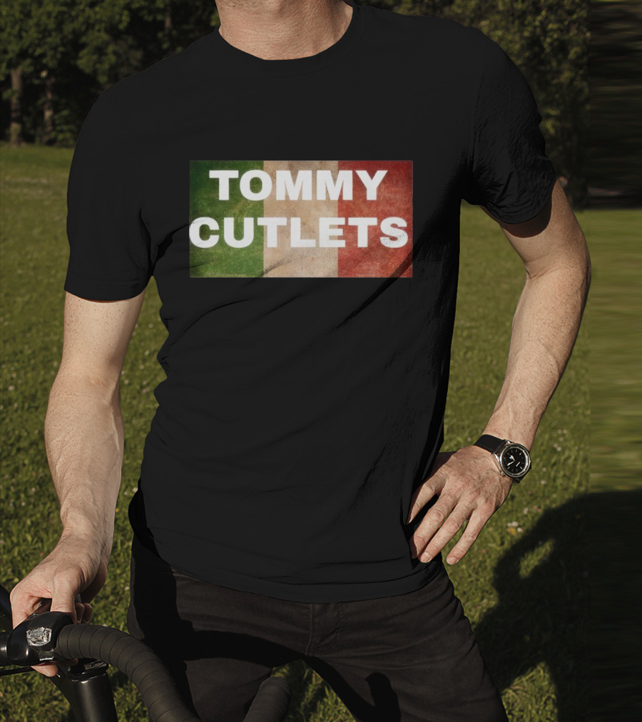 Tommy Cutlets Italian Flag Tommy Devito T-Shirt