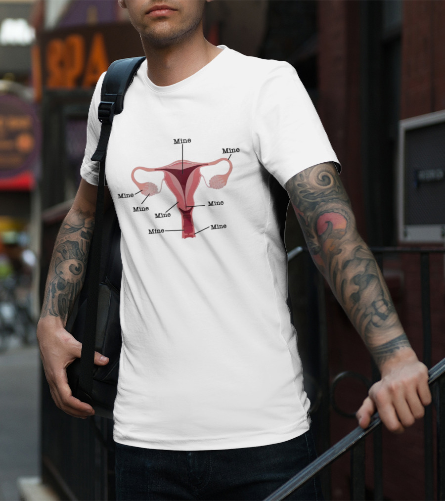 Mine Uterus Reproductive Justice T-Shirt