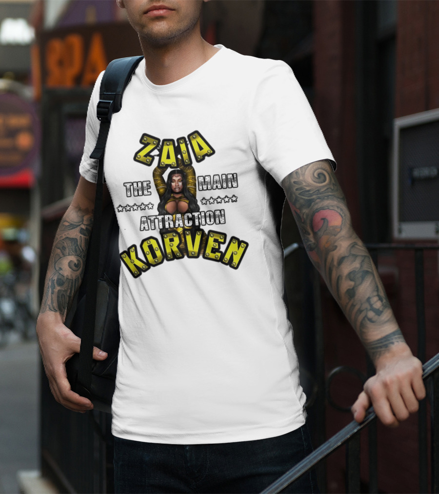 Zaia Korven The Main Attraction Stars T-Shirt