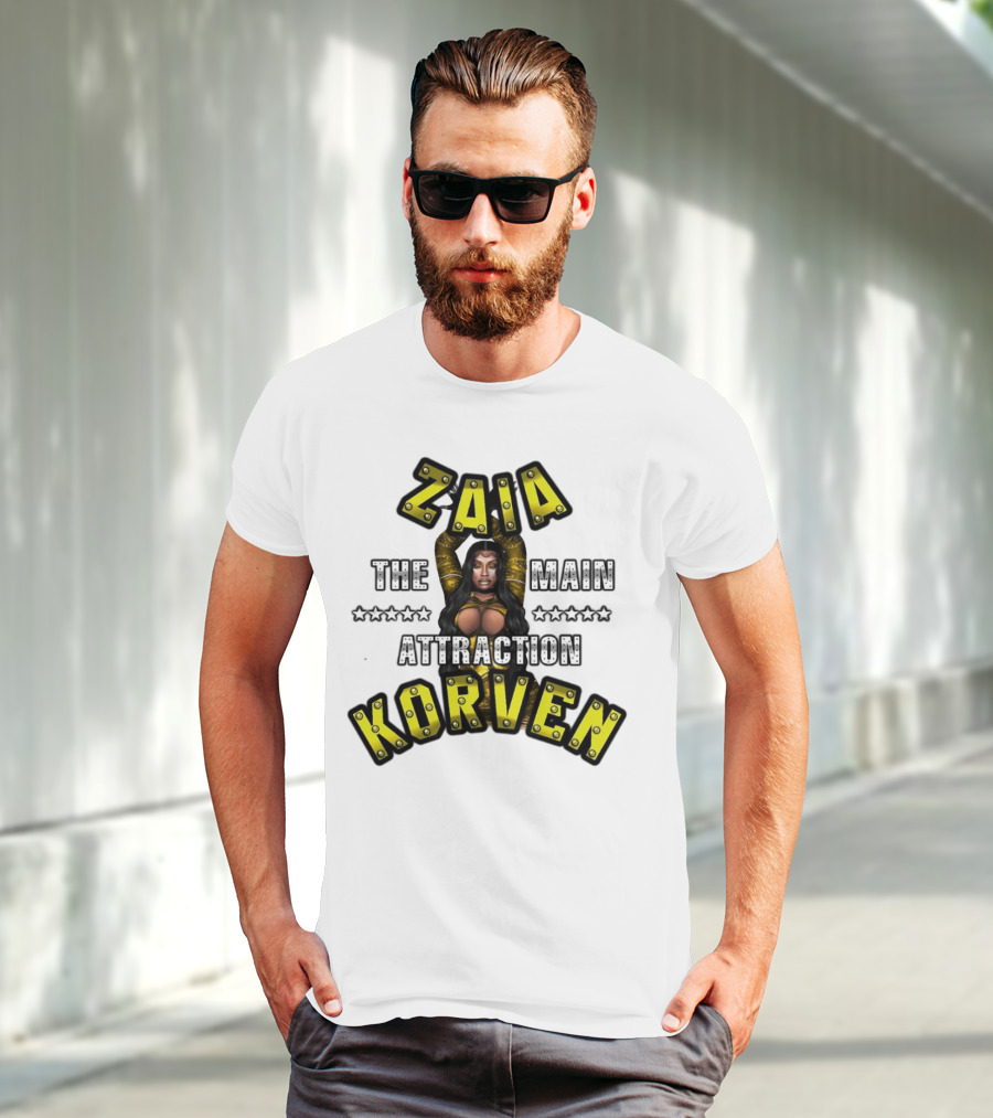 Zaia Korven The Main Attraction Stars T-Shirt