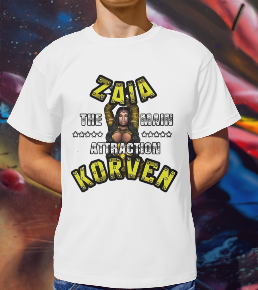 Zaia Korven The Main Attraction Stars T-Shirt