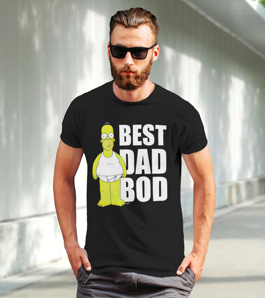 Homer Simpson Best Dad Bod The Simpsons T-Shirt