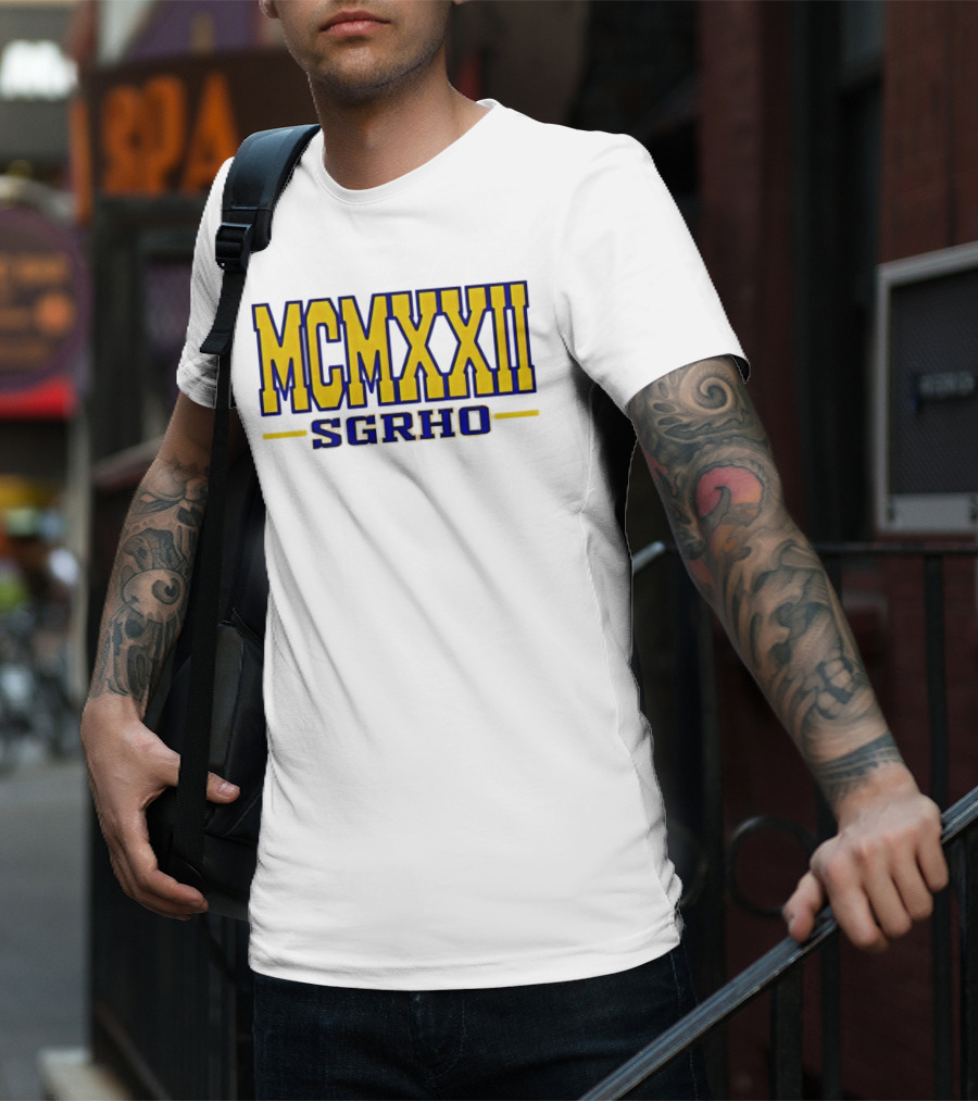 MCMXXII SGRHO Sigma Gamma Rho Sorority Founding Year T-Shirt