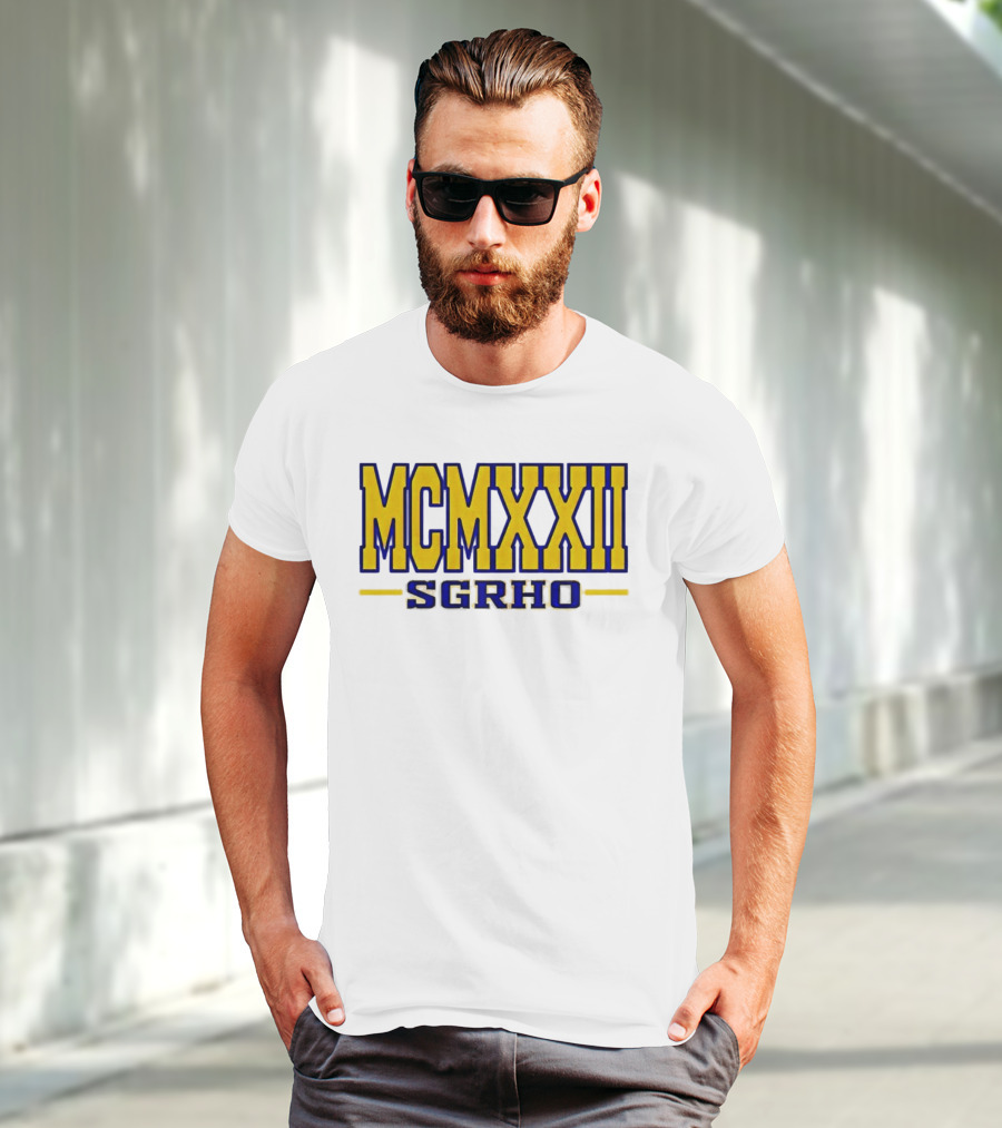 MCMXXII SGRHO Sigma Gamma Rho Sorority Founding Year T-Shirt