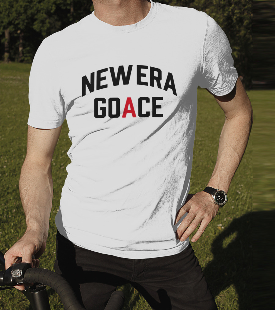 New Era Goace Black And Red Bold Arched Text T-Shirt