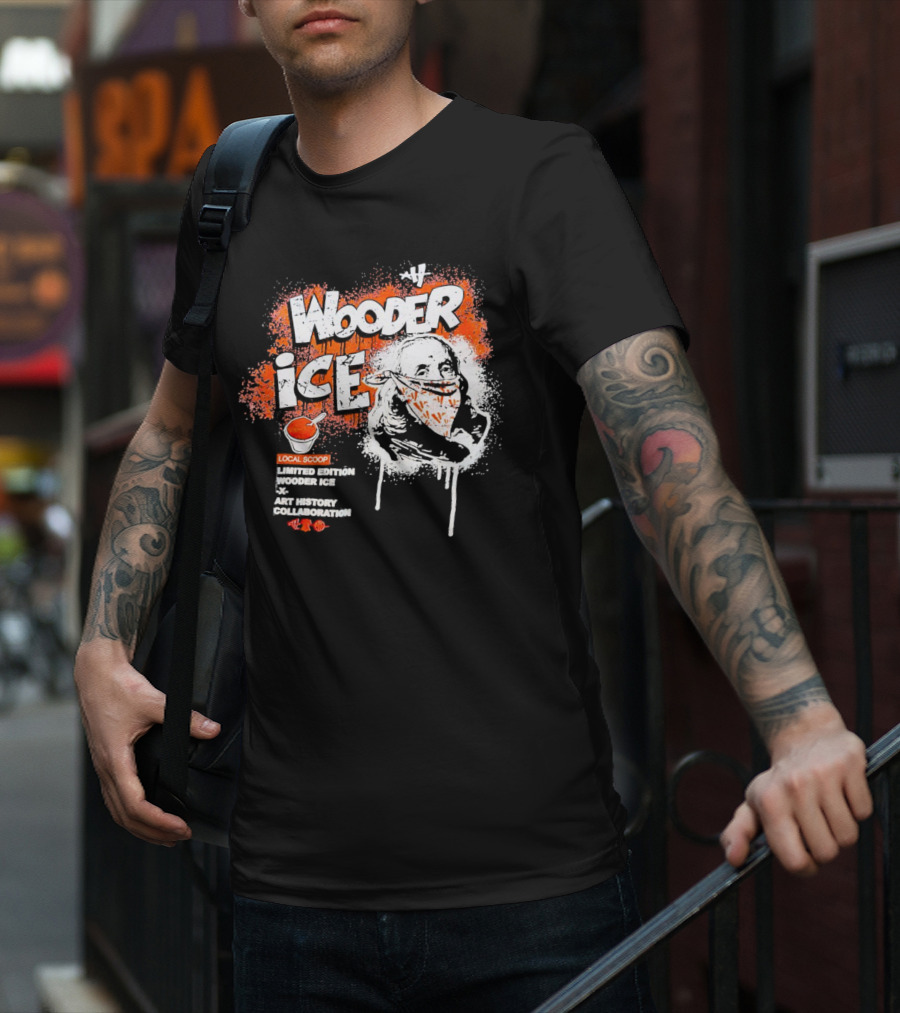 Wooder Ice Local Scoop Art History Collaboration T-Shirt