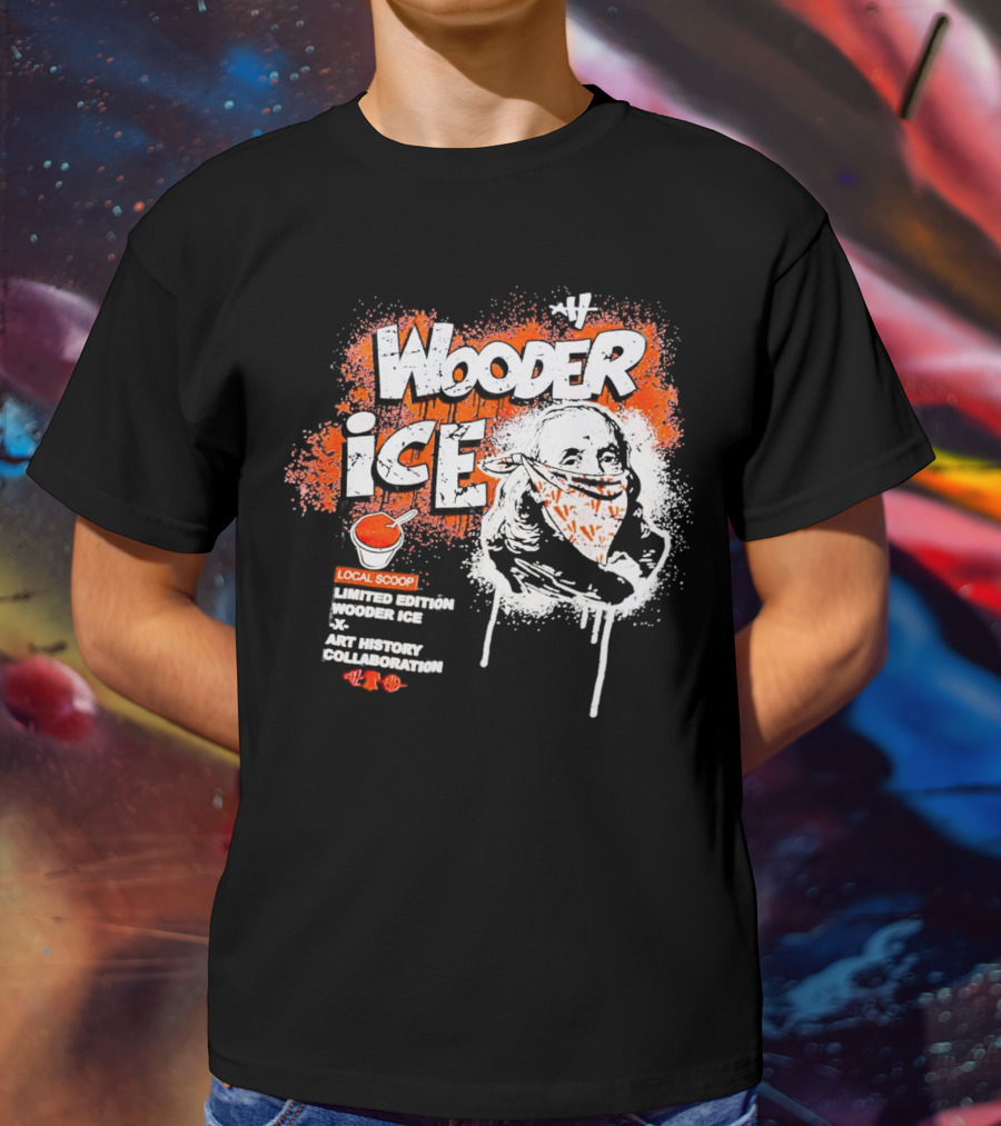 Wooder Ice Local Scoop Art History Collaboration T-Shirt