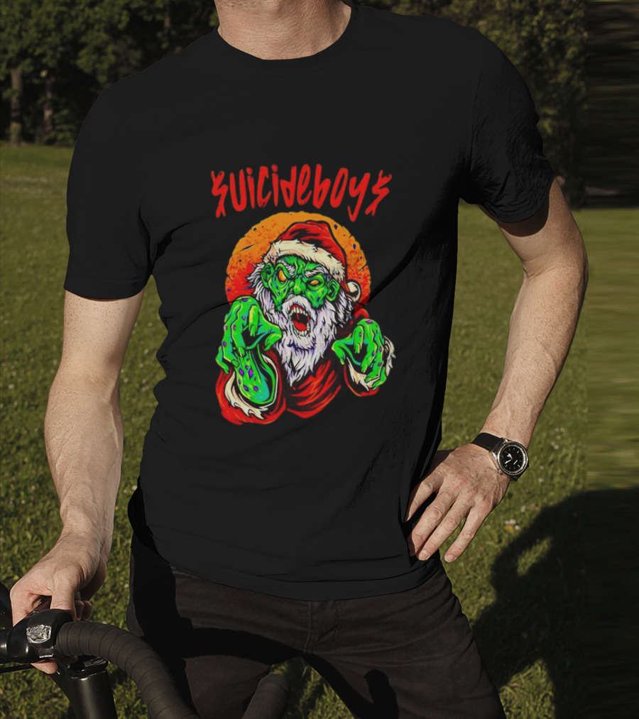 Suicideboys Zombie Santa Christmas Horror T-Shirt