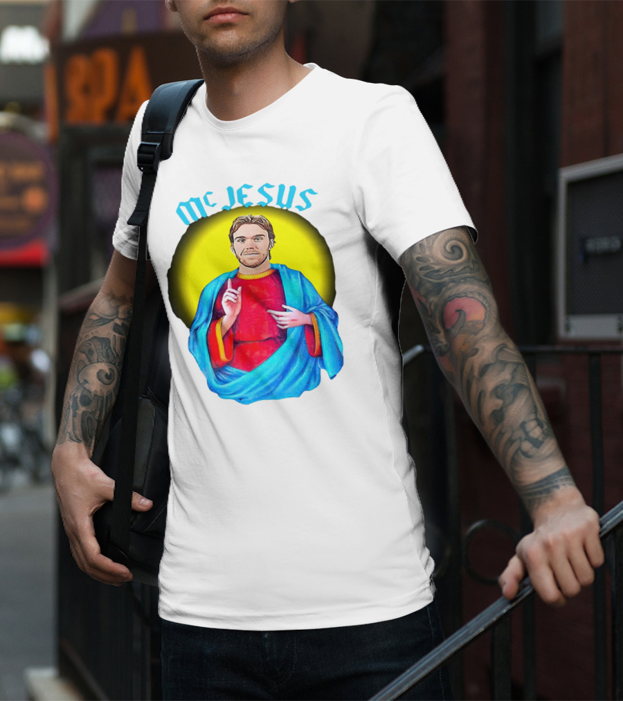 Connor McDavid McJesus Iconic Sports T-Shirt