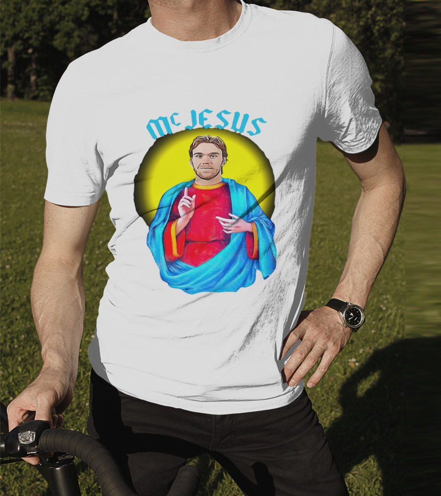 Connor McDavid McJesus Iconic Sports T-Shirt