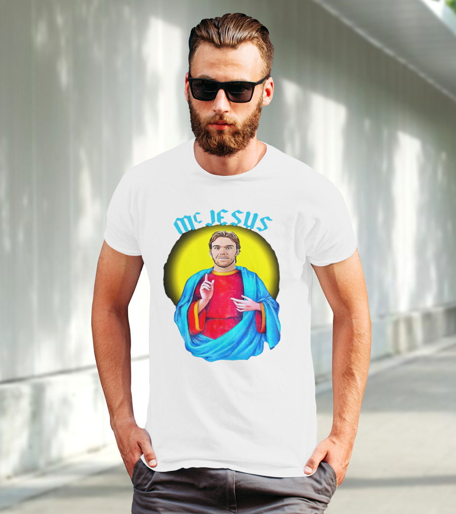 Connor McDavid McJesus Iconic Sports T-Shirt