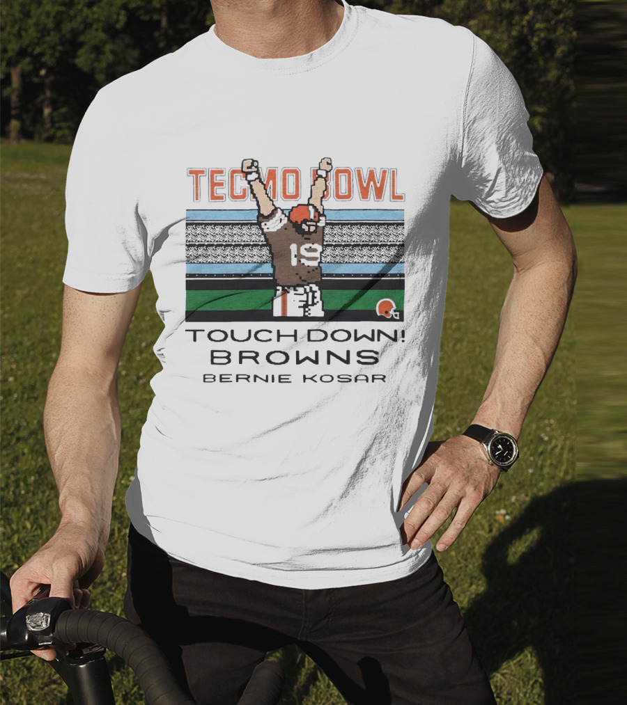 Tecmo Bowl Touchdown Browns Bernie Kosar T-Shirt
