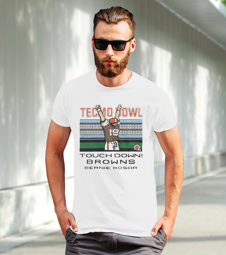 Tecmo Bowl Touchdown Browns Bernie Kosar T-Shirt